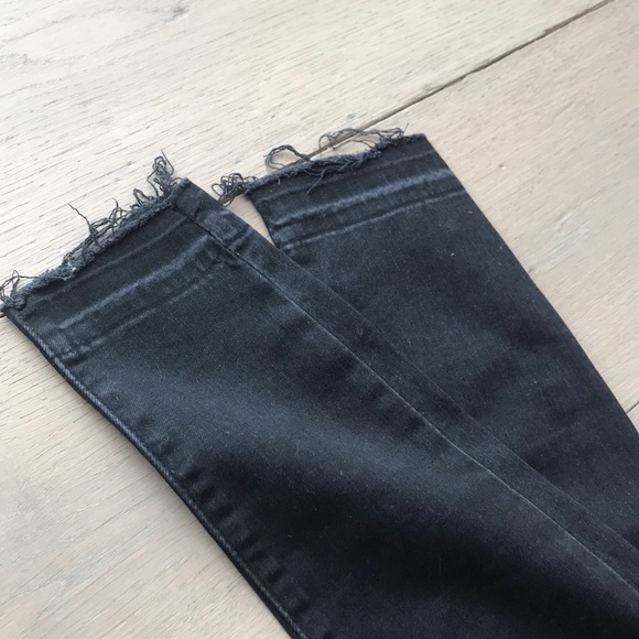 720 High Rise Super Skinny Ripped Black Jeans - Picture 5 of 5